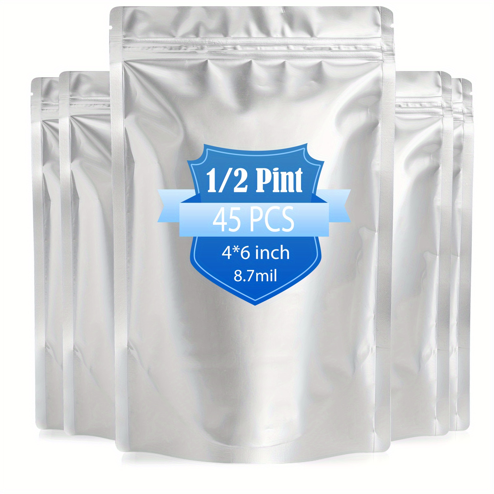 food grade ziplock plastic bags, silver zip lock aluminium foil