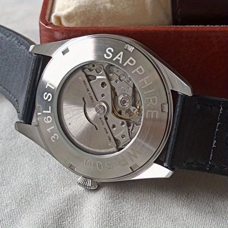 Mechanical Watch Flieger Automatic Japan Miyota Movement 8215 Hacking