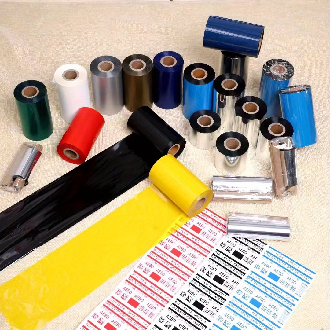 Waxbased Carbon Tape Roll Barcode Printer Special For Selfadhesive