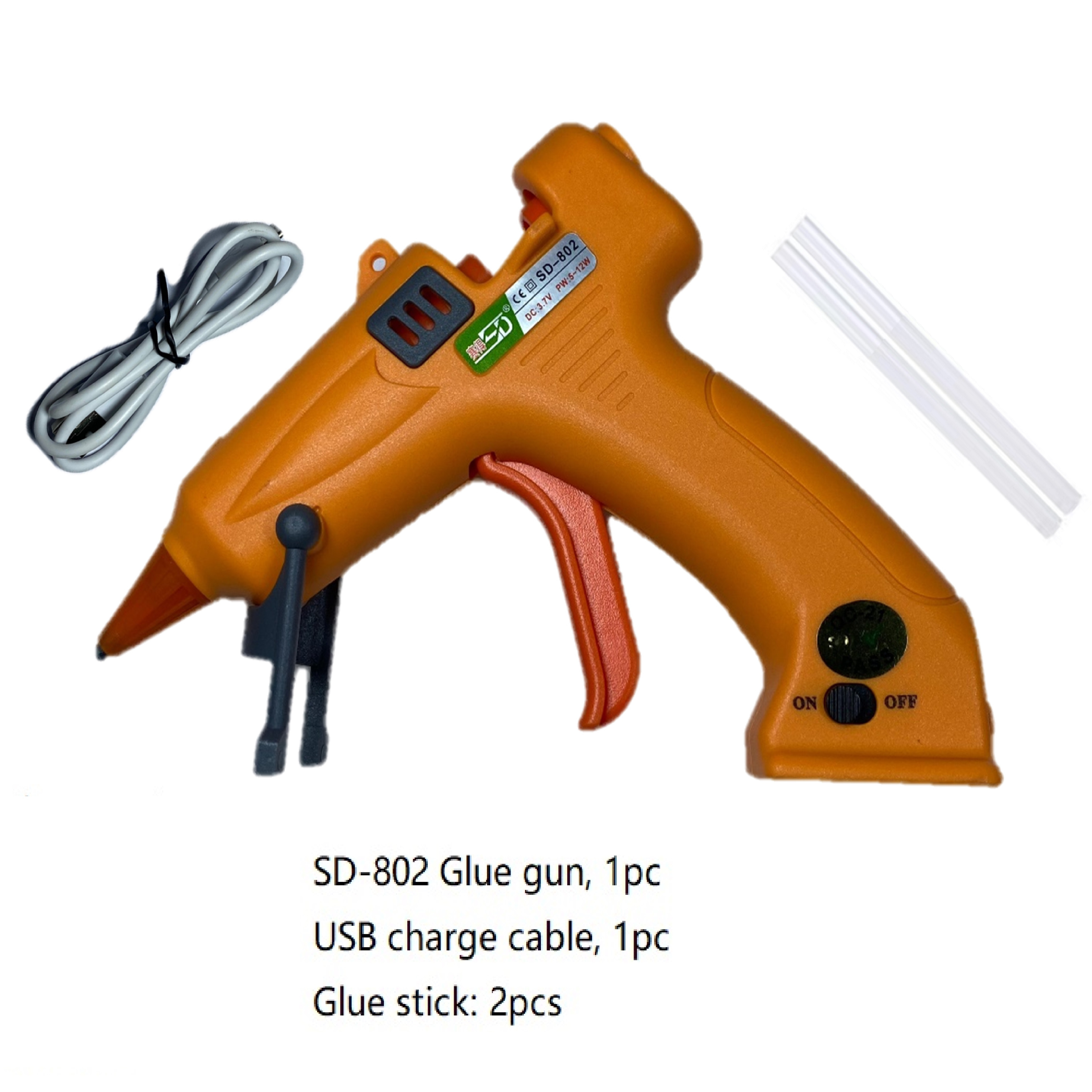 Cordless Hot Melt Glue Gun For Makita/DEWALT/BlackDecker/Milwaukee