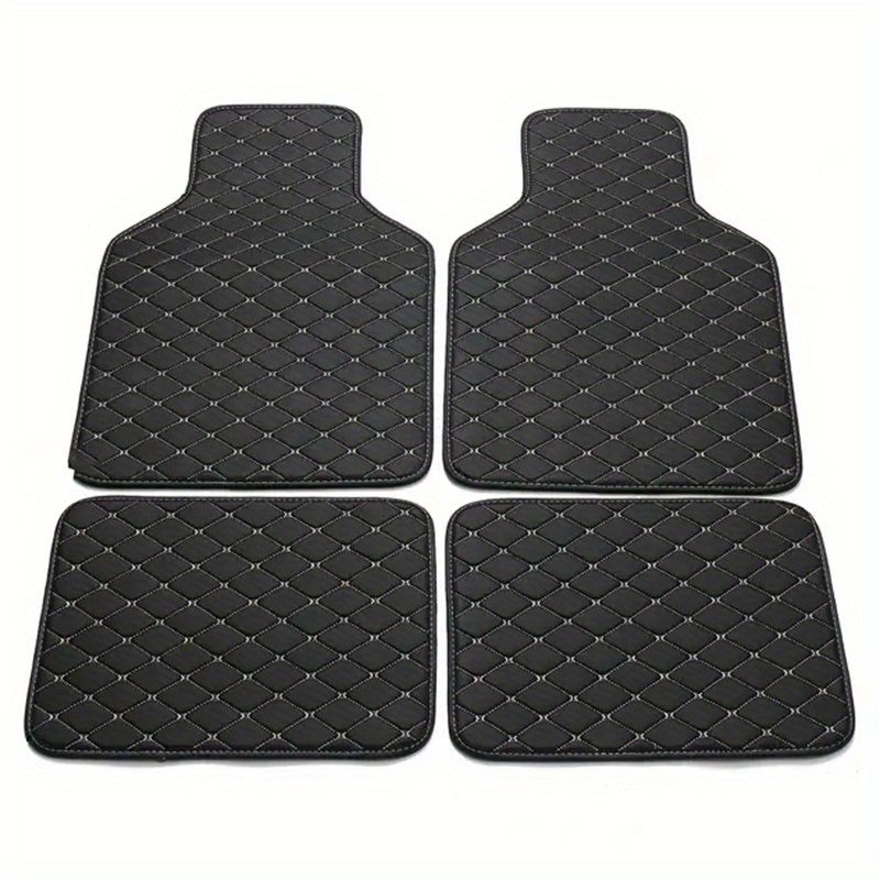 Waterproof Leather Car Mats Set of 4