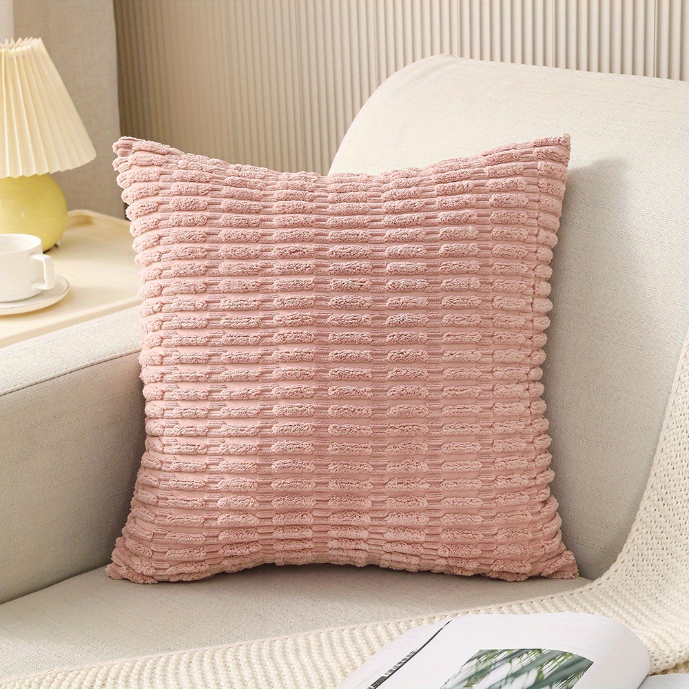 Stylish And Comfortable Solid Color Throw Pillow Cover For Living