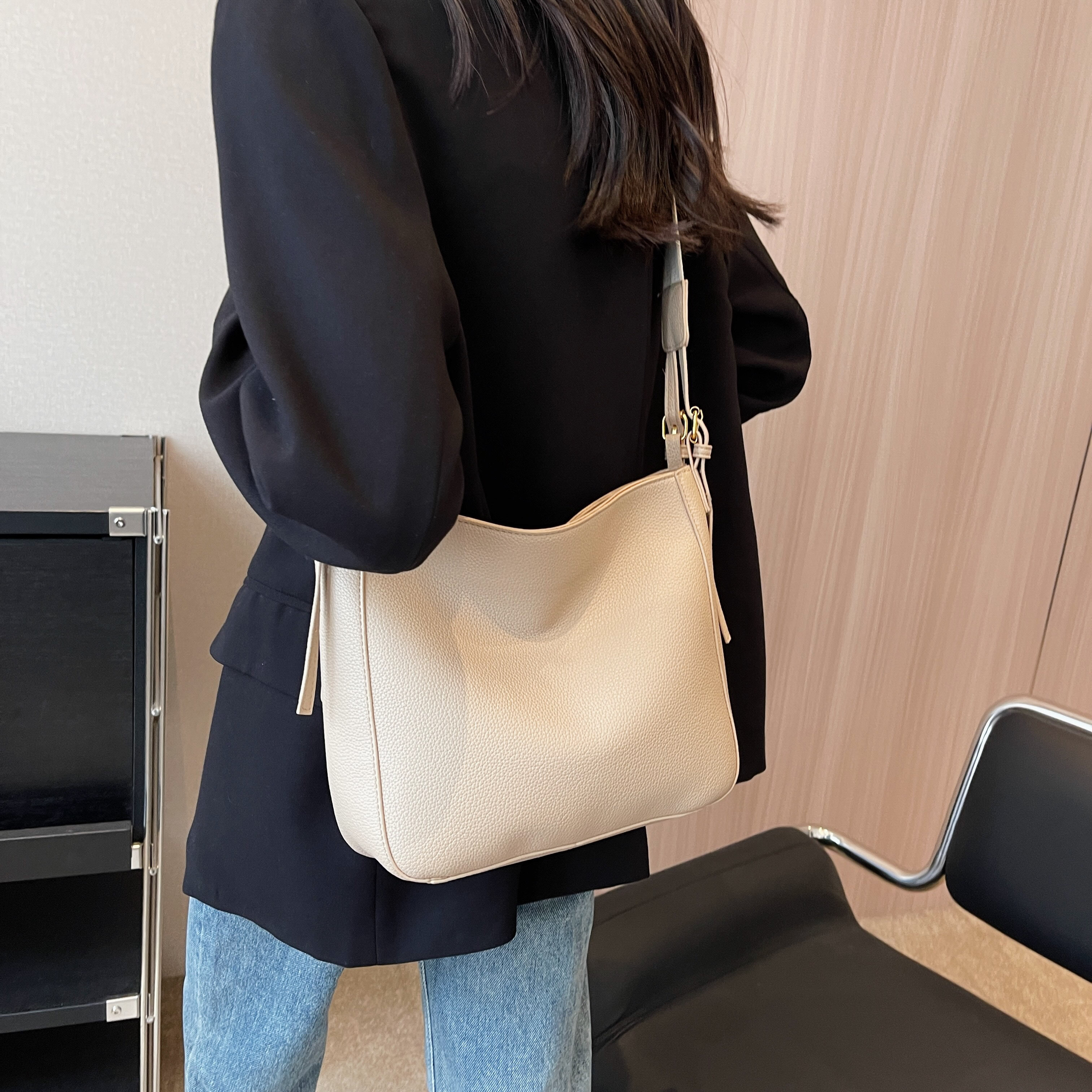 Women's Vintage Shoulder Bag, All-match Crossbody Bag, Casual Trendy Bag  With Wide Strap - Temu Japan