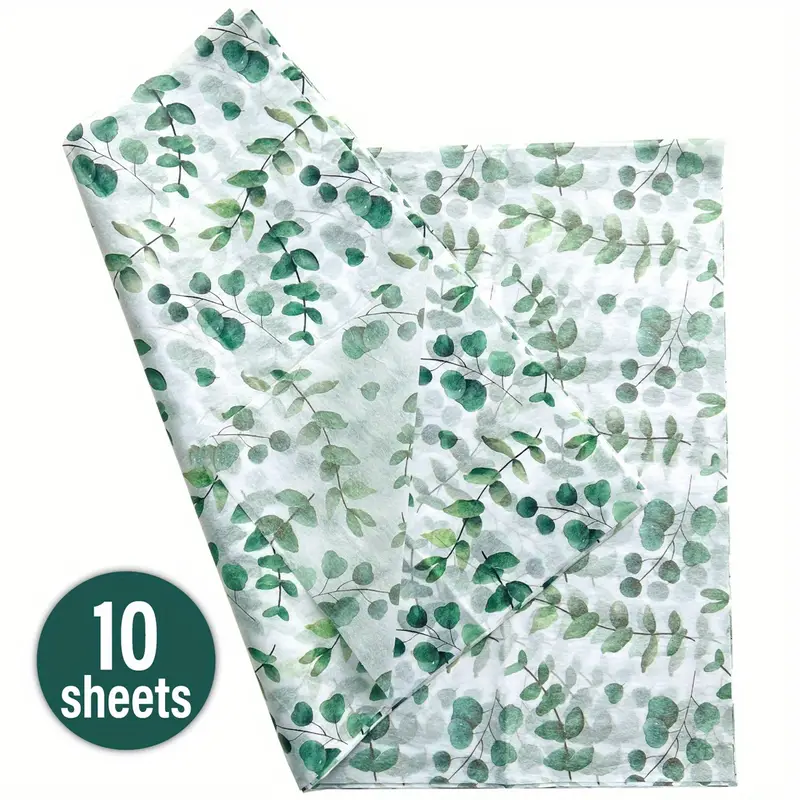 Tissue Paper Gift Bags Spring Scenery Eucalyptus Pattern - Temu Austria