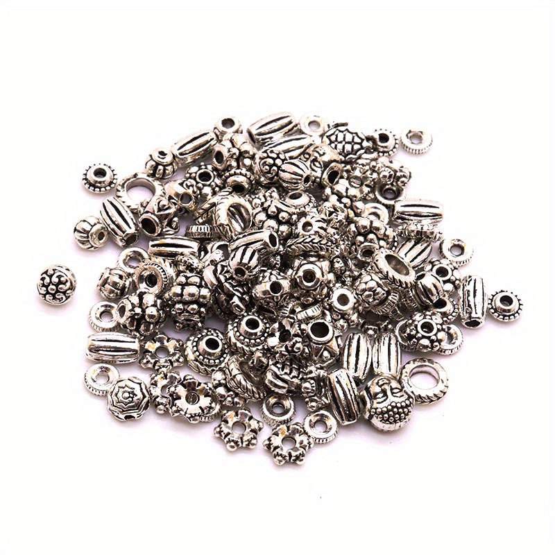 Metal Beads Tibet Silver Spacer Beads for Jewelry Making Bracelet