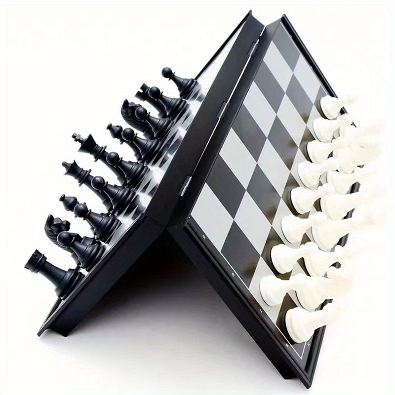 Chess Small Magnet Set Folding Portable Chessboard Magnetic Chess ...