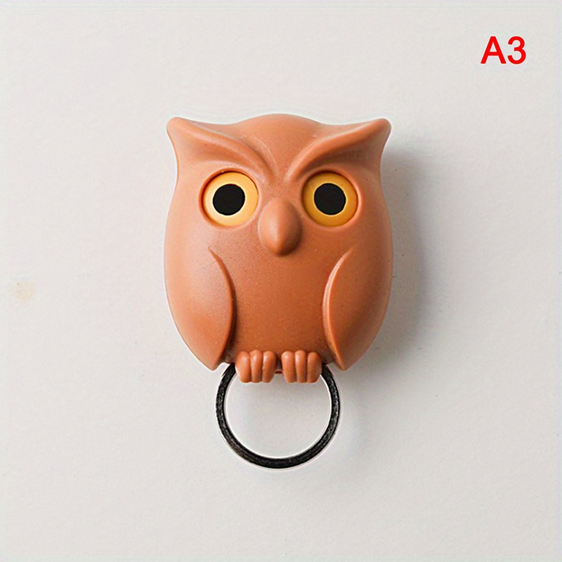 Owl keyring charm with tape measure - Shop Poching Handmade Studio  Keychains - Pinkoi