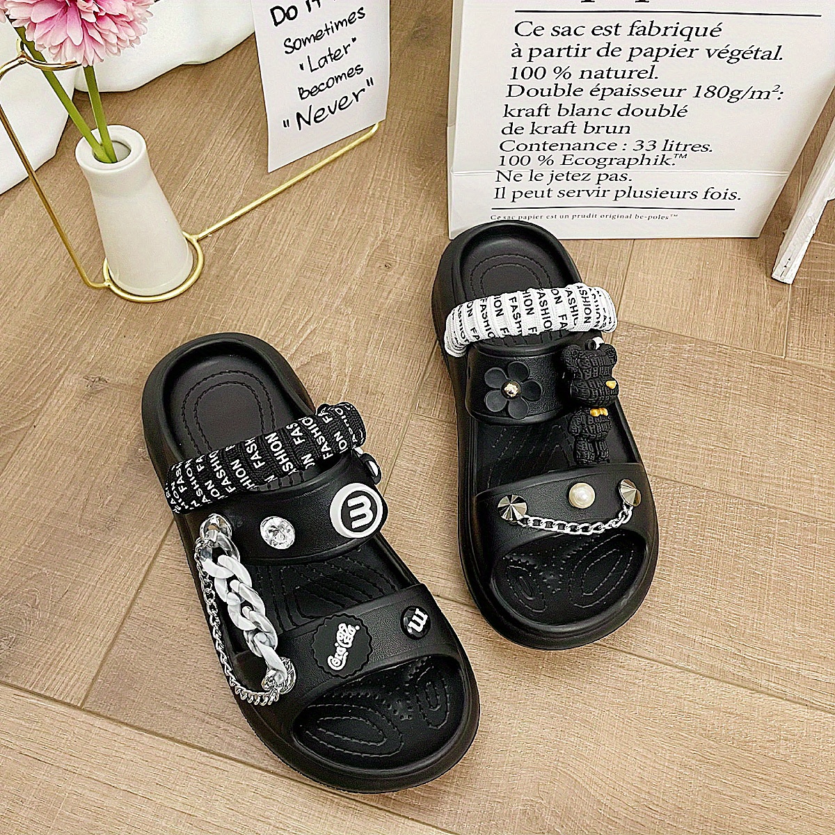 Chanel Double Shoe Charms