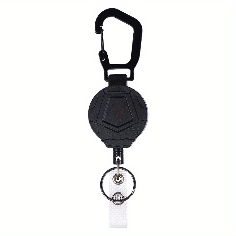 Heavy-Duty Badge-Reel with Chain Cord & Key Ring