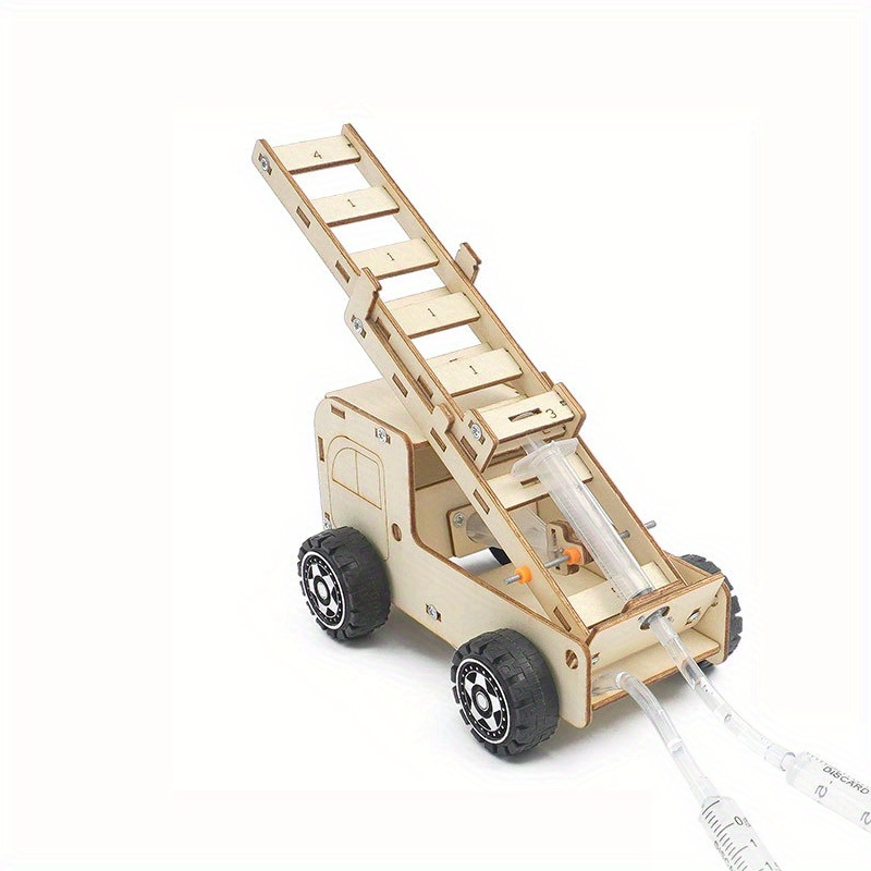 Elevator Fire Truck 3d Wooden Puzzles Stem Projects For - Temu