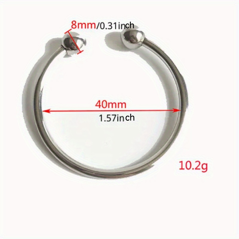 Metal Cock Ring Penis Erection Stainless Steel Penis Ring - Temu