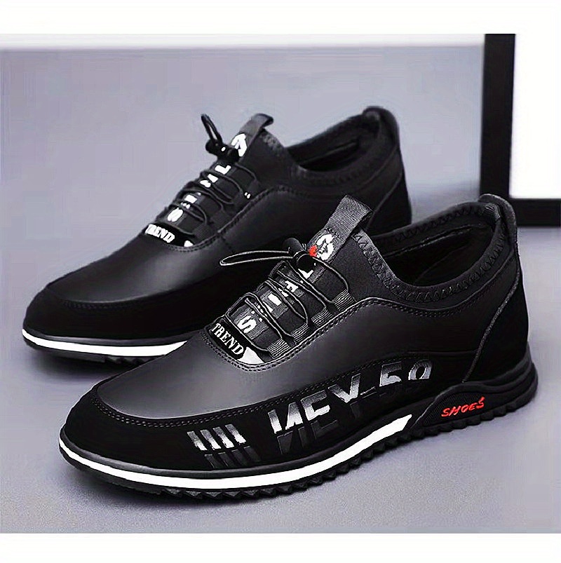 Zapatos Casuales Elegantes Transpirables Ligeros Con Detalle De Letras Para  Hombres, Zapatillas Planas Para Caminar