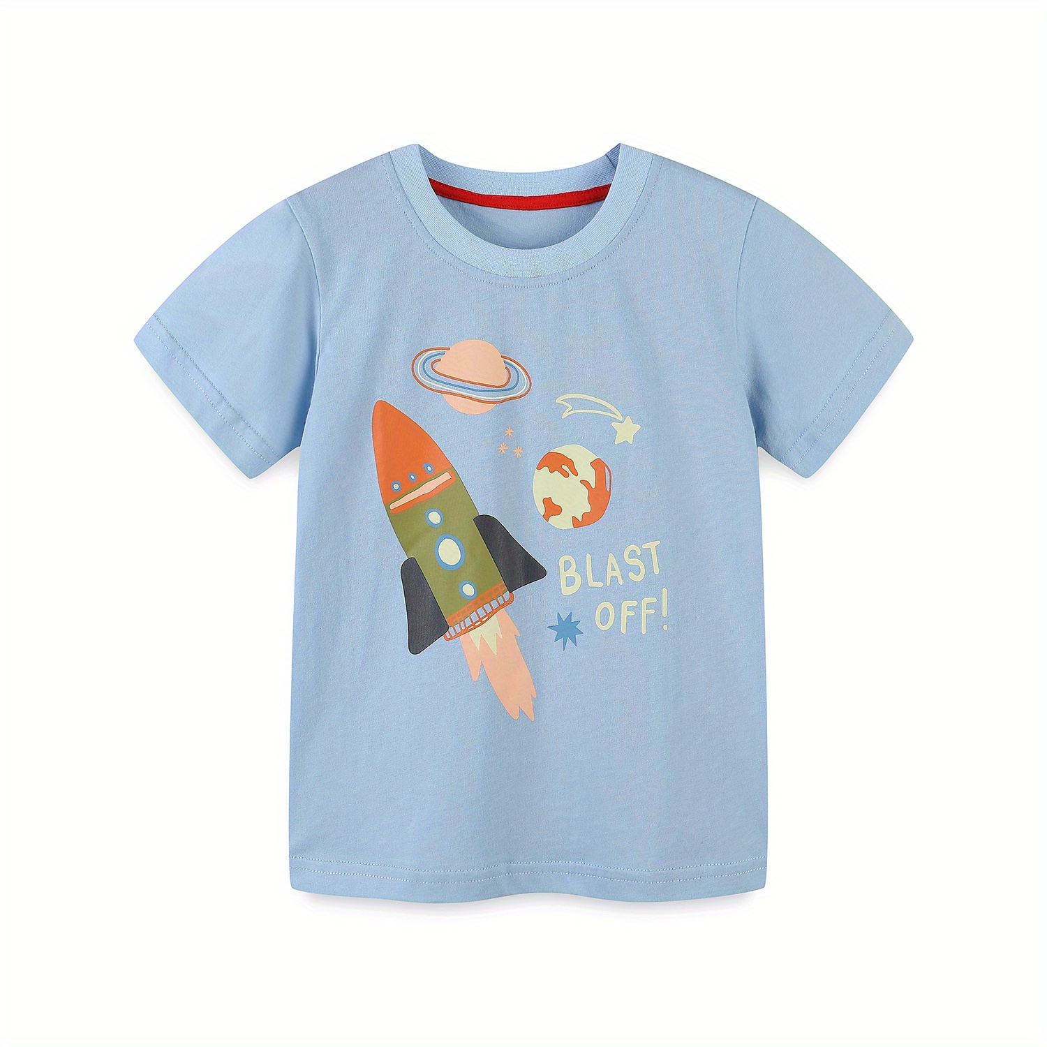 Boys Cotton T shirt Lightweight Comfy Short Sleeve Tops - Temu