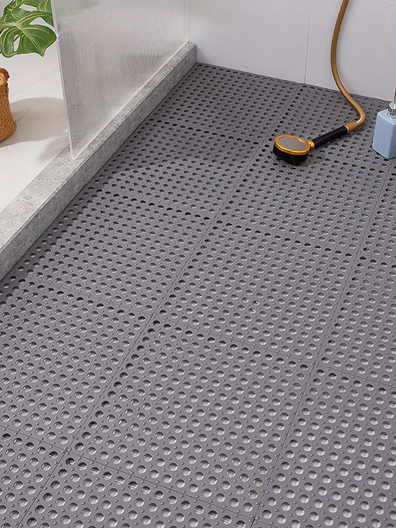 Diy Mesh Shower Room Toilet Floor Mat Household Bathroom Non - Temu