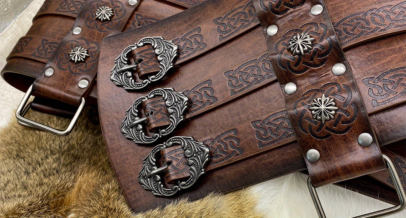 Viking Embossed Waist Norse Faux Leather Wide Belt Medieval Knight Corset  Belt For Larp Costume Ideal Choice For Gifts, Today's Best Daily Deals
