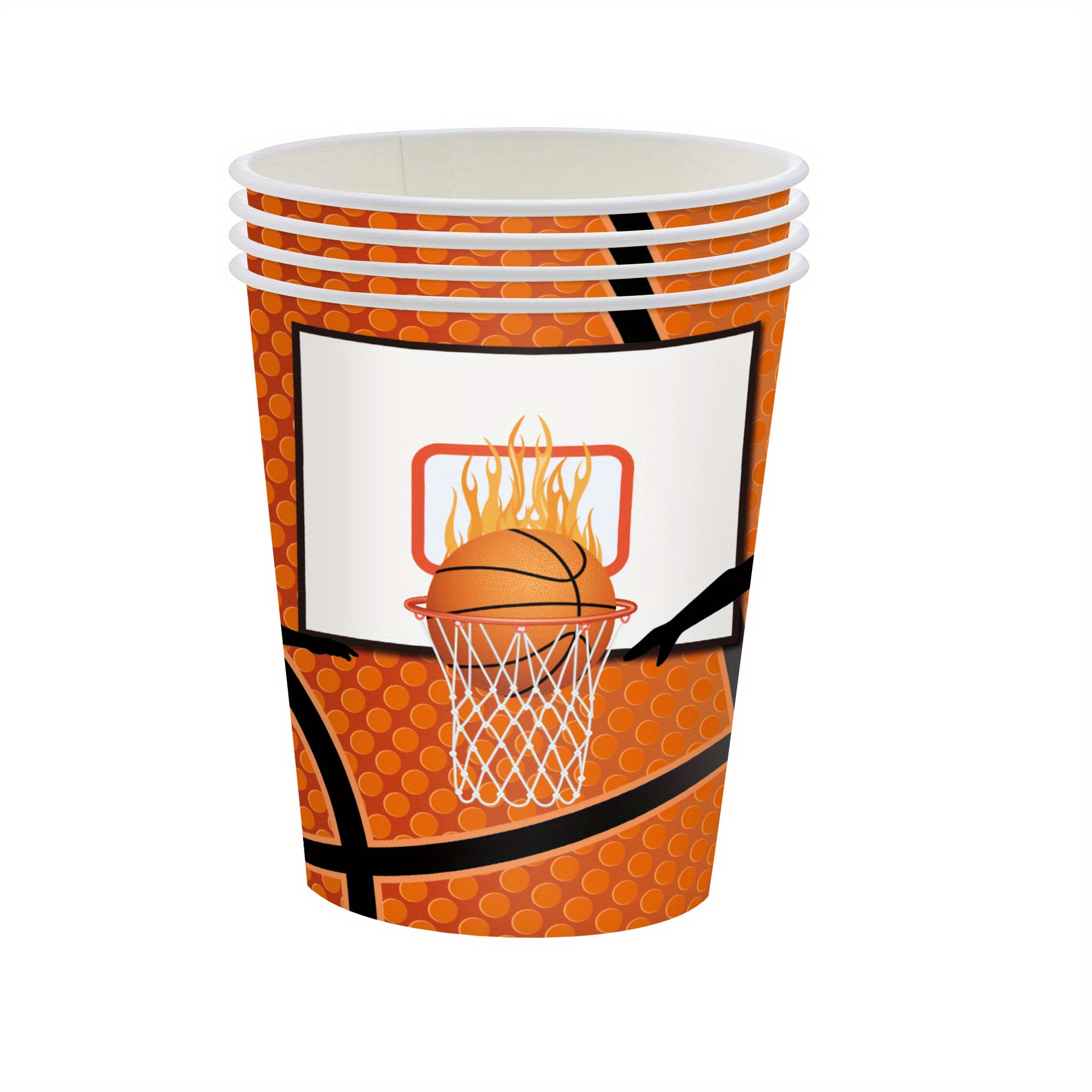 Sports Themed Plastic and Paper Cups