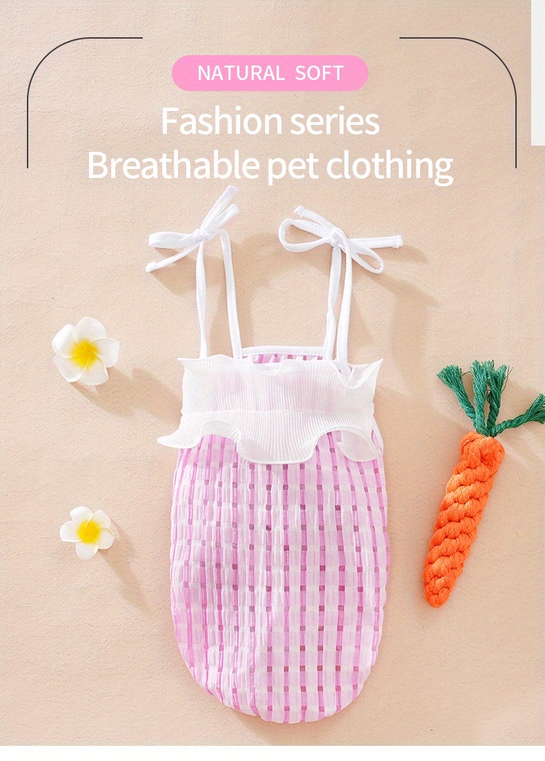 Adorable Pet Clothes For Small Medium Dogs Cats Suspender Skirts Vests