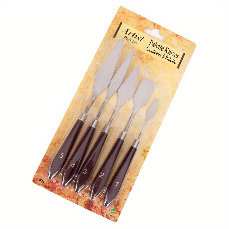 Painting Knife Set Painting Mixing Scraper Stainless Steel Palette