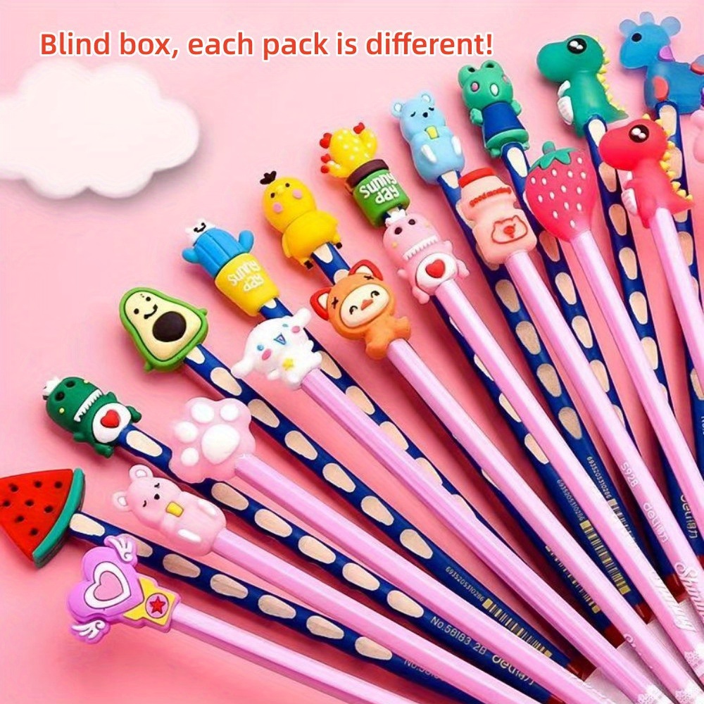 Cute Carrot Pencil Case Set - Pack of 10pcs,Large Capacity Soft Silicone Carrot  Pen Pouch,Gel Ink Pen,Mechanical Pencil,Eraser,Lead Refills for Cute School  Supplies/Stationery Kids Students Waterproof 