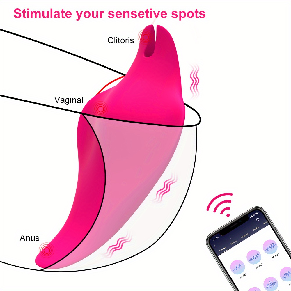  App Remote Control Wearable Panty Clitoral Vibrators