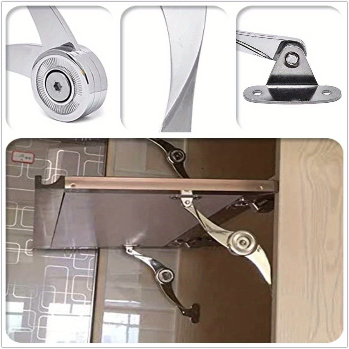 Safe Hinges Wooden Box Toy Box Hinges Soft Close Lid Support Temu