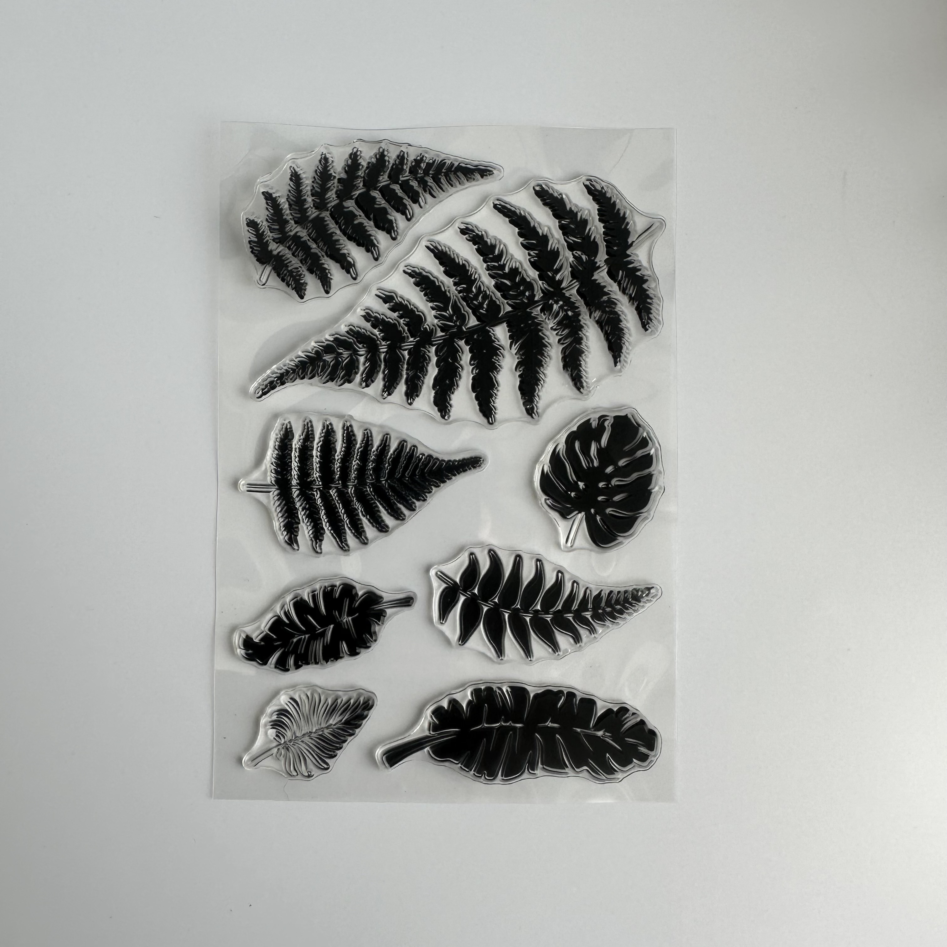 Postage Stamp Clear Stamps, Retro Plants And Flowers Stamps, For Card Decoration And Craft Transparent Stamps