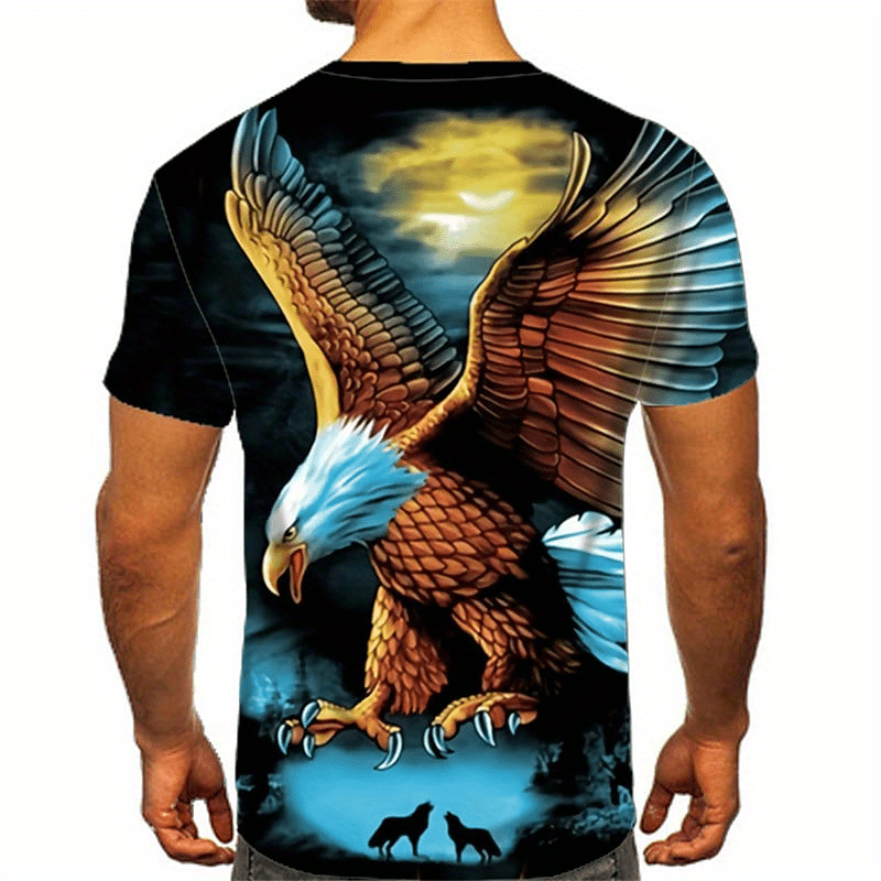 New Brand clothing The Eagles 3D t shirt men summer arrvial funny