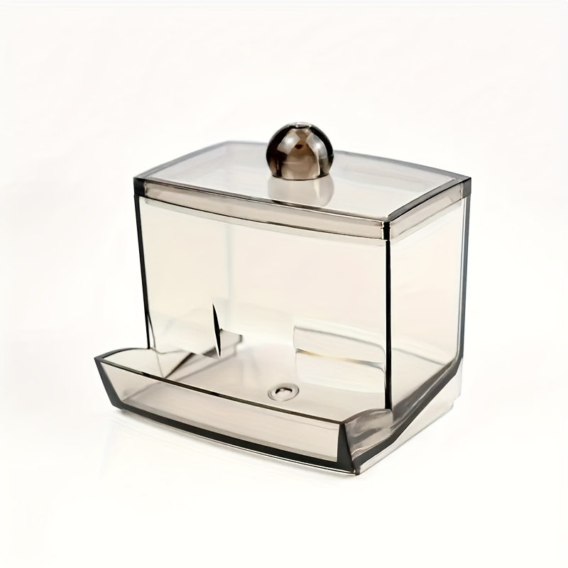 Mini Storage Box with label Cotton Swabs Toothpick Box Makeup Jewelry  Organizer for Office Desktop Bedroom Drawer Storage Bucket