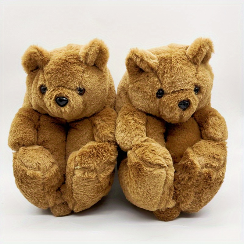Anime Cozy Slides Bear Plush Comfy Slippers