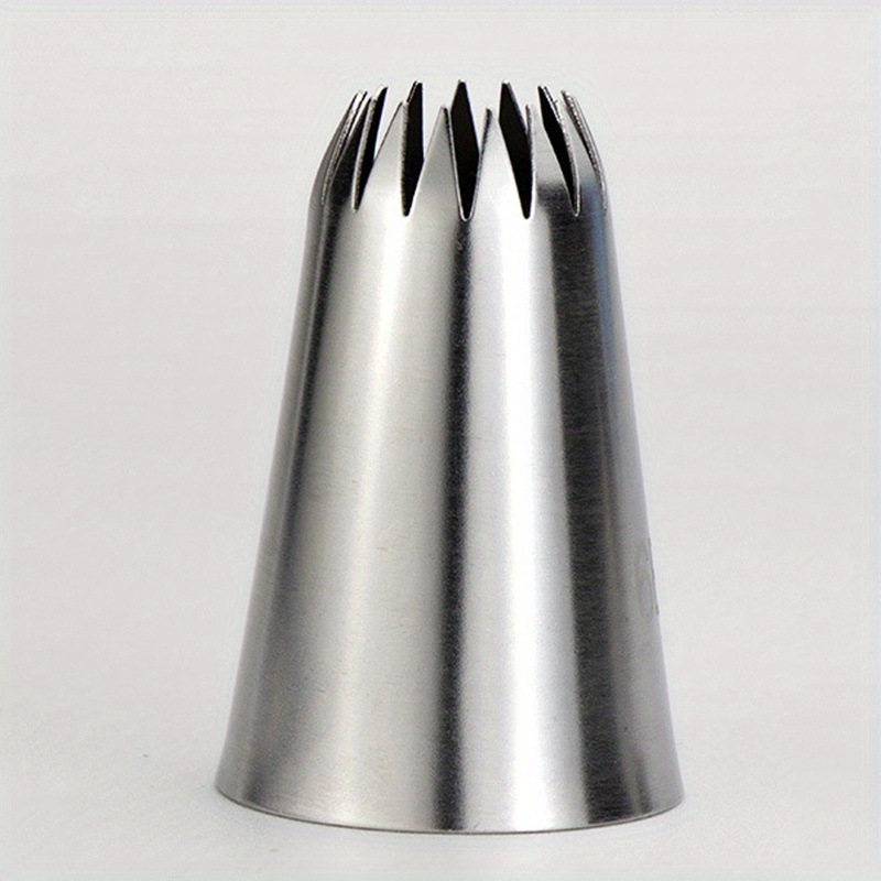 A Baking Tool With A Stainless Steel 6b Cream Decorating Nozzle