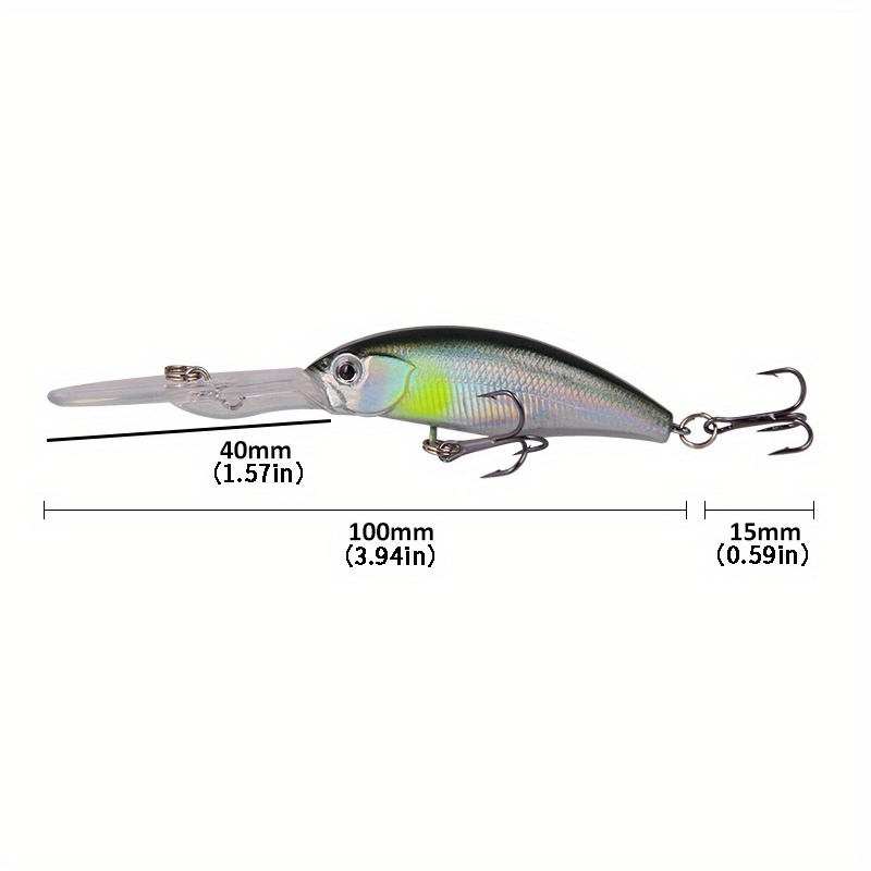 Deep Diving Minnow Bait Simulation Hard False Bait Effective - Temu ...