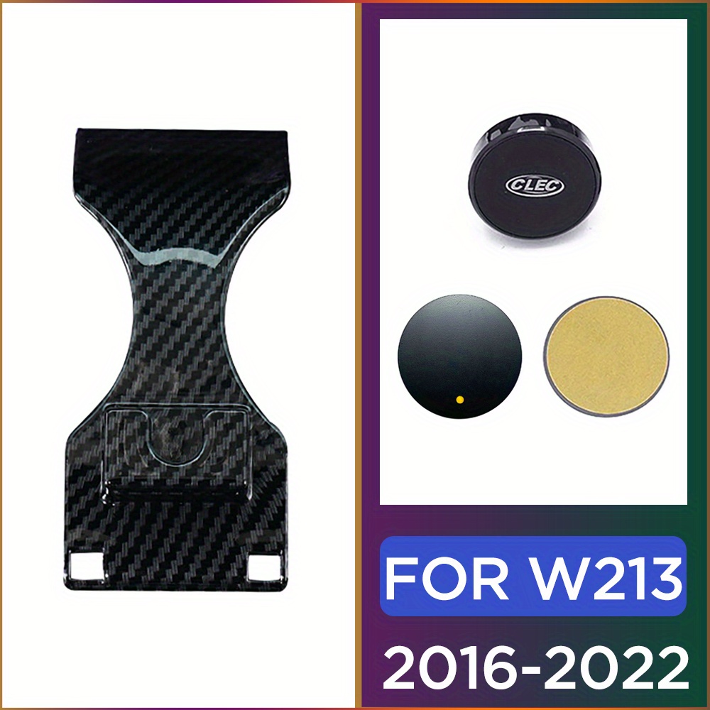 GXQKHFA Support pour téléphone de voiture pour Mercedes W213 Classe e Coupe  CLS w257 2017 2018 2019 2020 2021 2022 Accessoires Fournitures de  modification intérieure Support pour téléphone (Noir) : : High-Tech