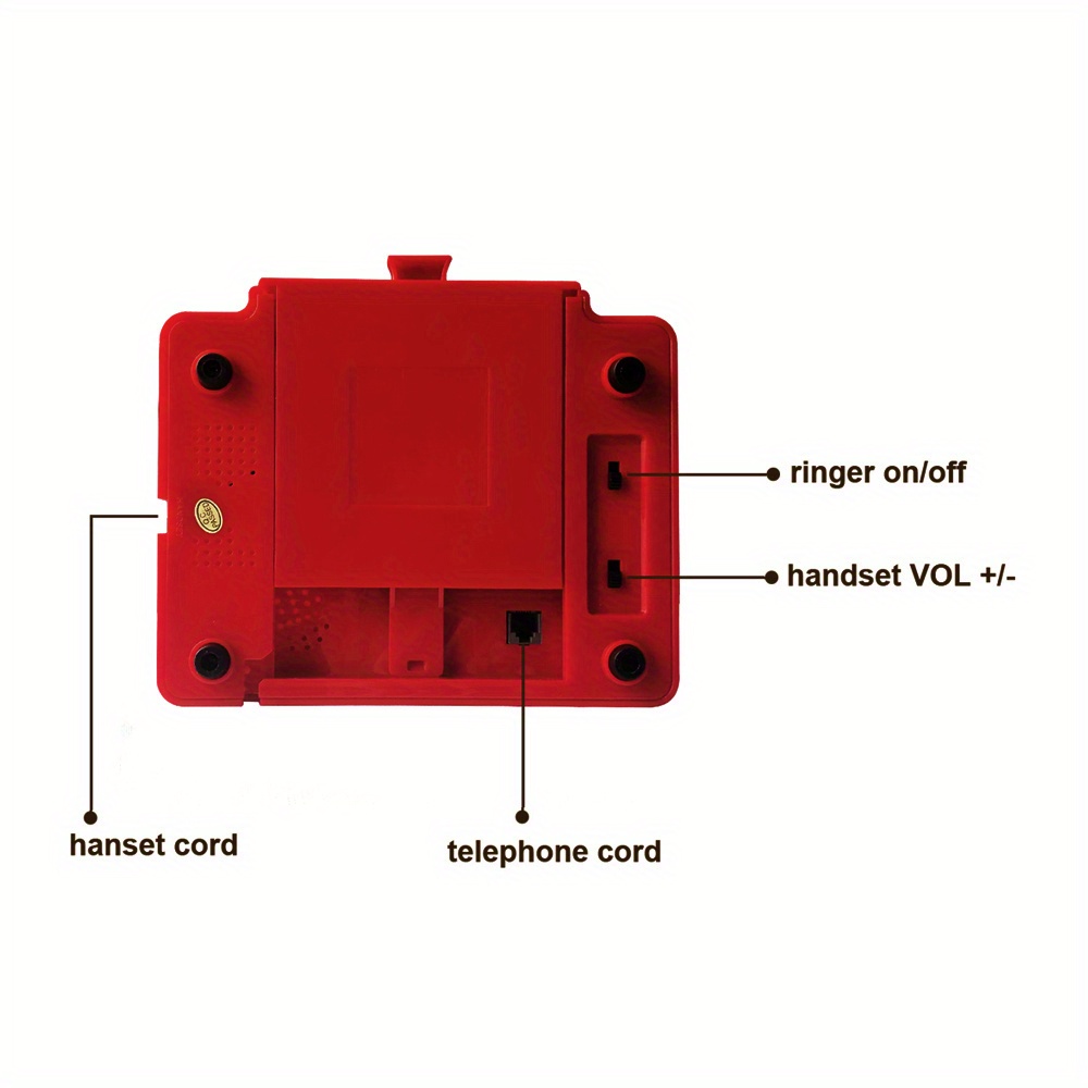 Corded Telephone Retro Landline Phones For Home Single Line Old Fashion