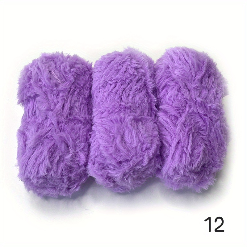 4PK EYELASH YARN, Fur Yarn, Solid Color Eyelash Yarn, Discount Yarn Bundle,  Wholesale Yarn -  Canada
