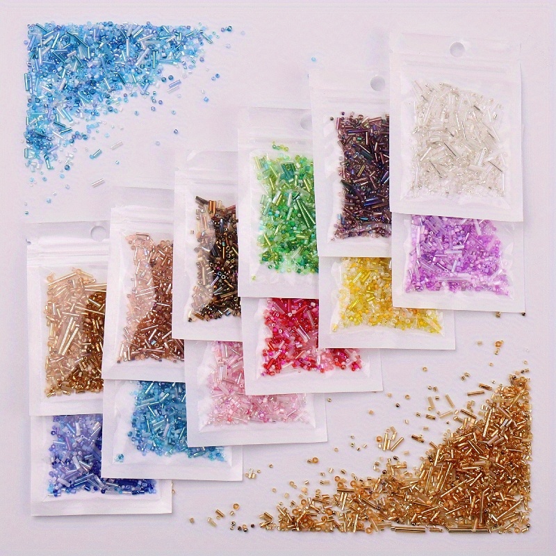 Mix Color Cream Glass Seed Beads Jewelry Making Diy Fashion - Temu