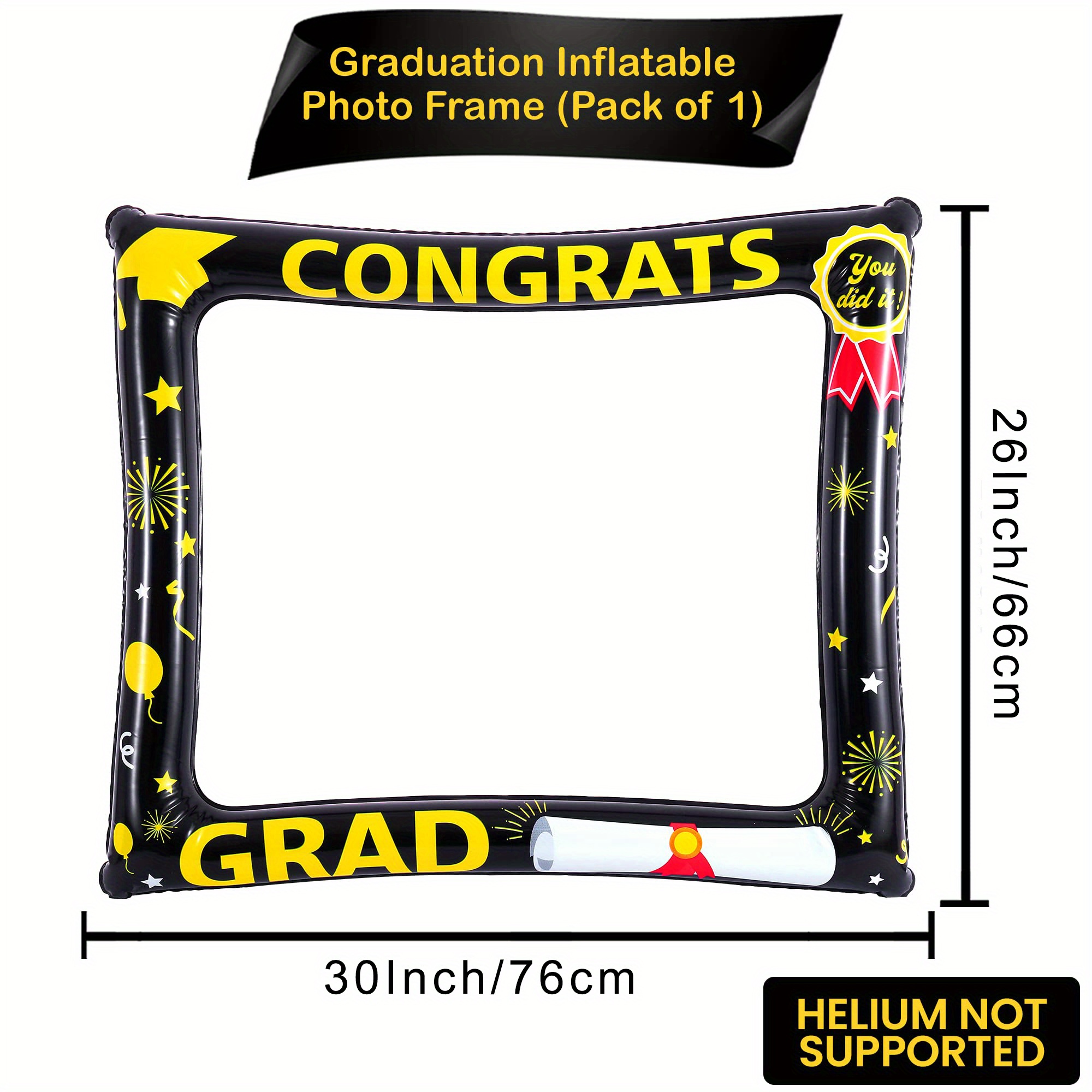 1pc Inflatable Graduation Photo Booth Frame 30 2023 Big Size Inflatable ...