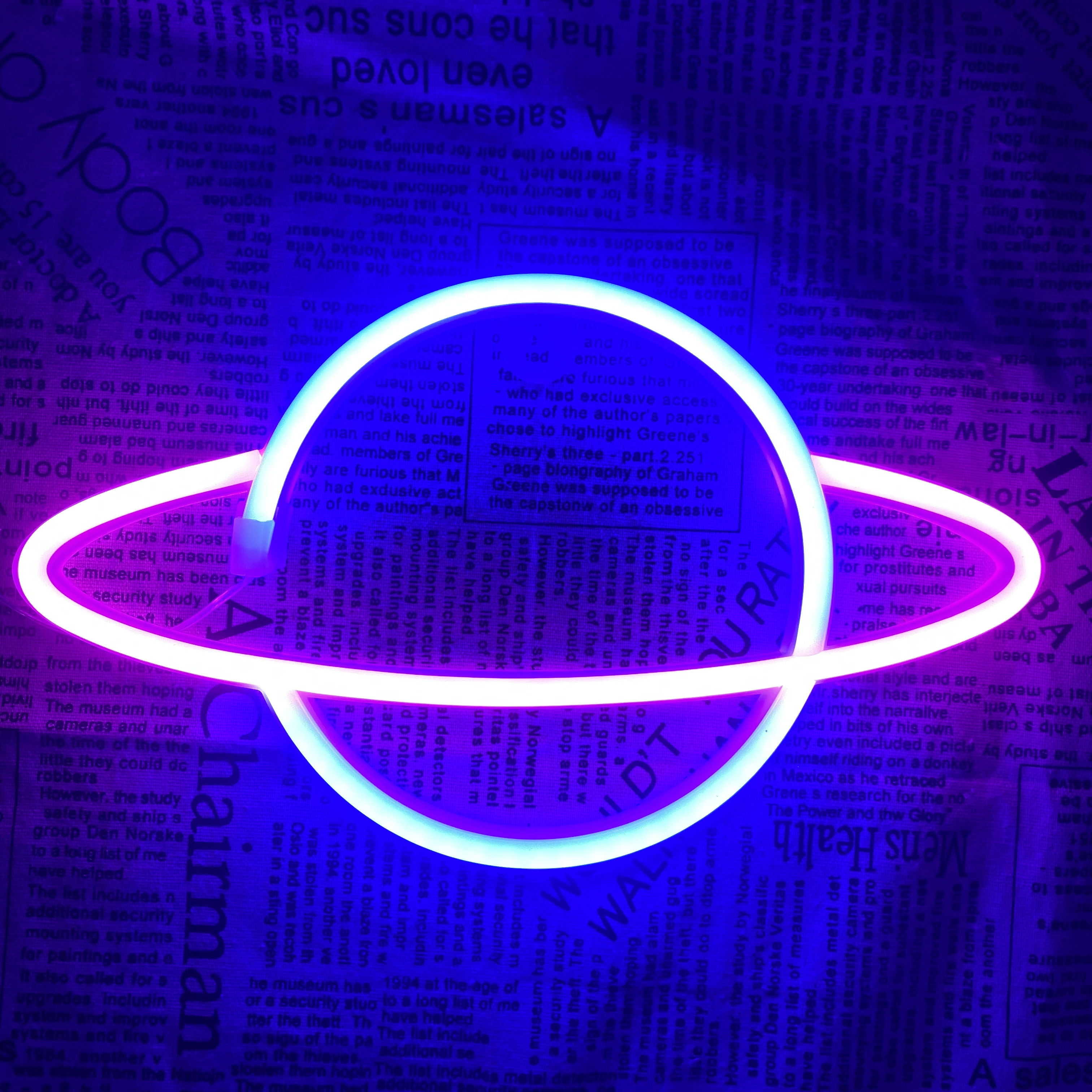 Neon on sale lights planet