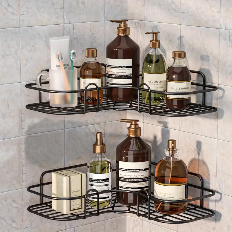 Stylish And Durable Bathroom Shelf And Kitchen Organizer With