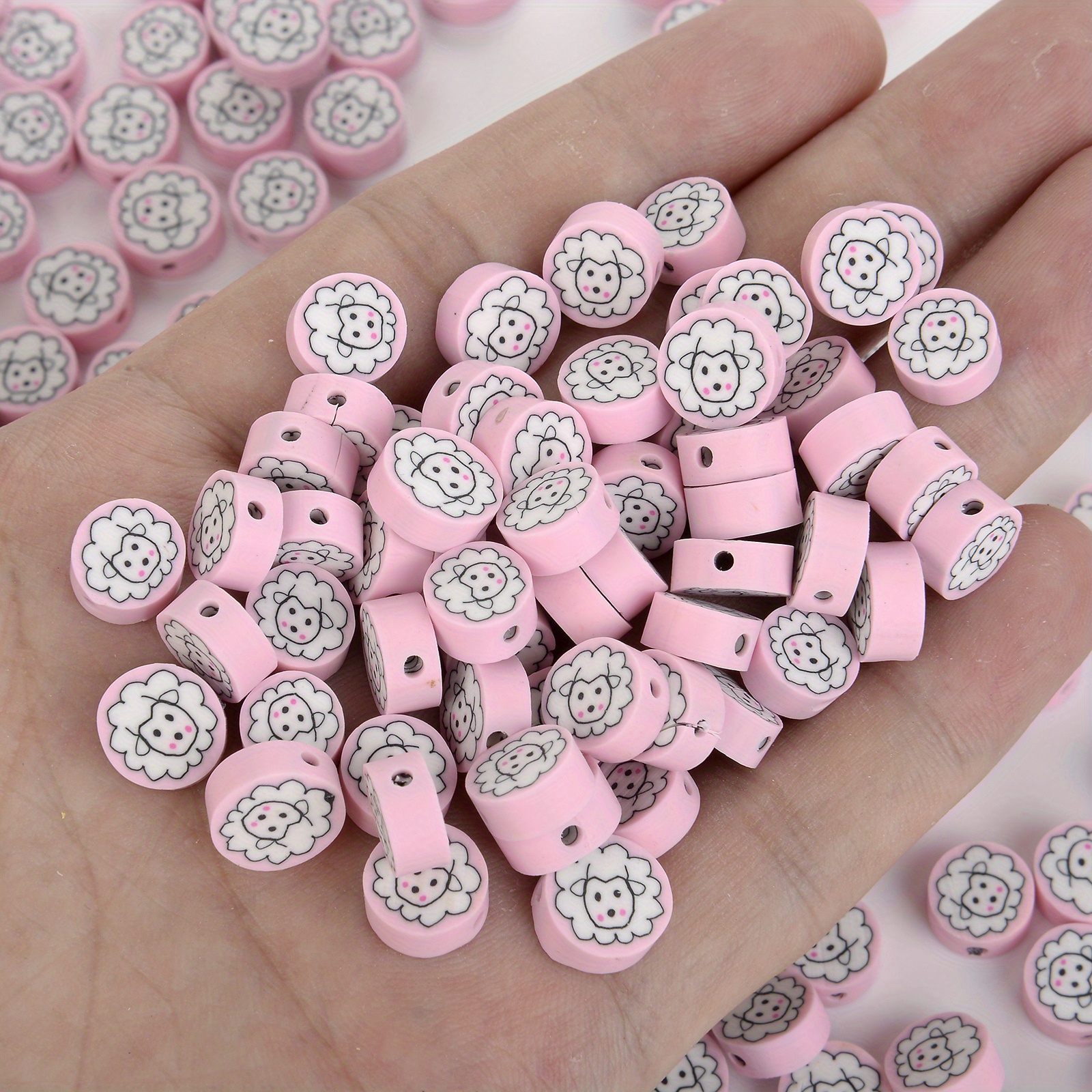5pcs 24*19mm Leopard Print Rhinestone Pave Oval Clay Bead Spacers/ Foc –  Charms Beads Beyond