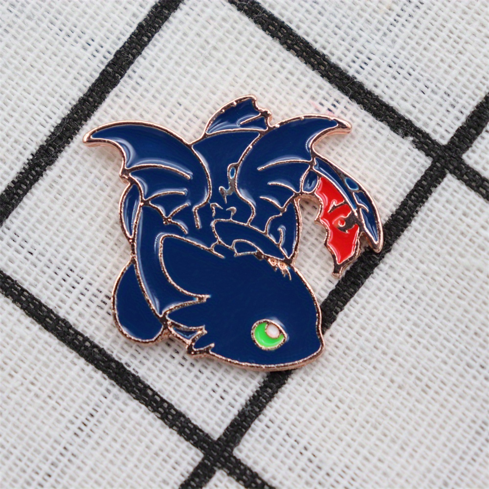 Fashionable Blue Dragon Pins For Men - Perfect For Backpacks, Collars ...