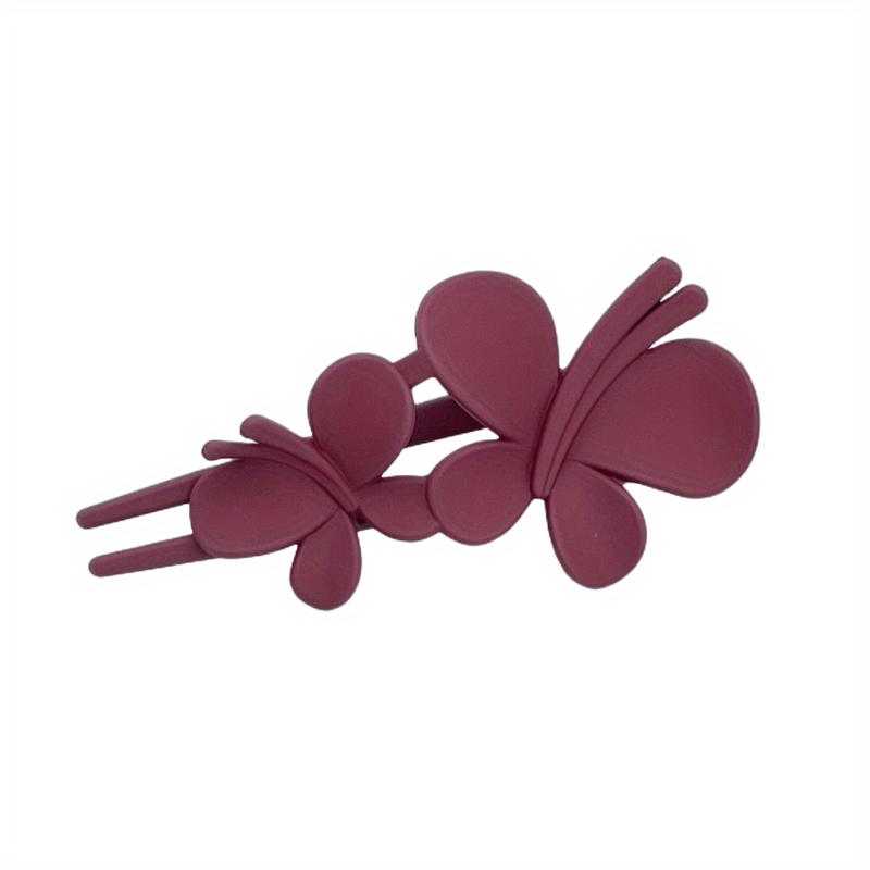 Frosted Plastic Hair Claw Matte Barrette Back Head Hair Claw Hair Accessories