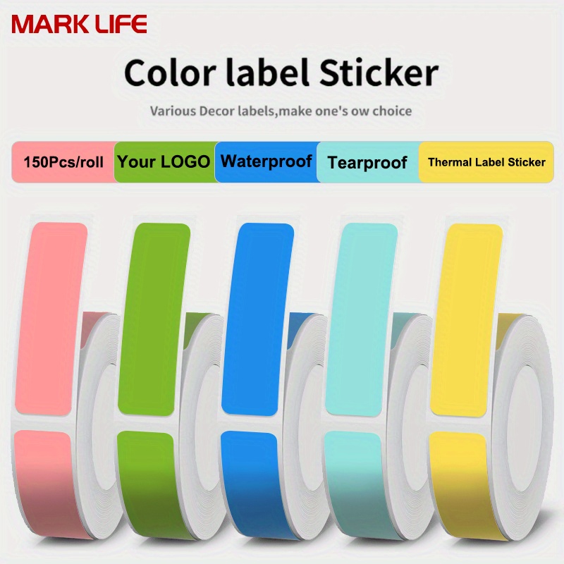 marklife colorful thermal address labels tags