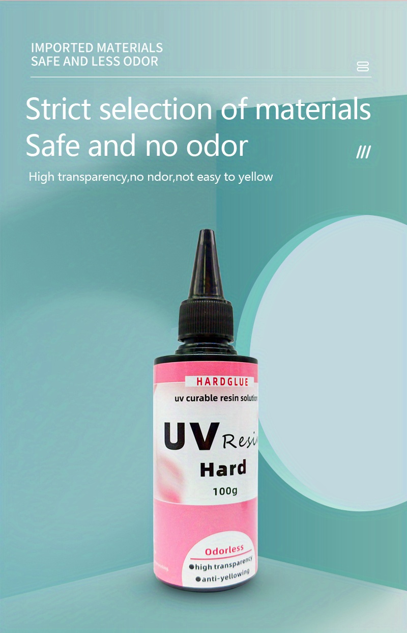 Uv Resin Fastest Curing Zero Yellowing Superb Transparency - Temu