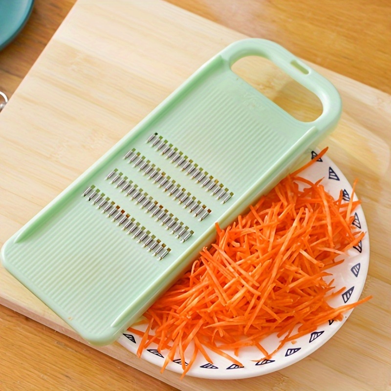 Korean Carrot Plastic Grater Handheld for Kitchen - Pack of 2 - Vegetable  Food Graters - Vegetables Shredder Carrots Cutter Slicer