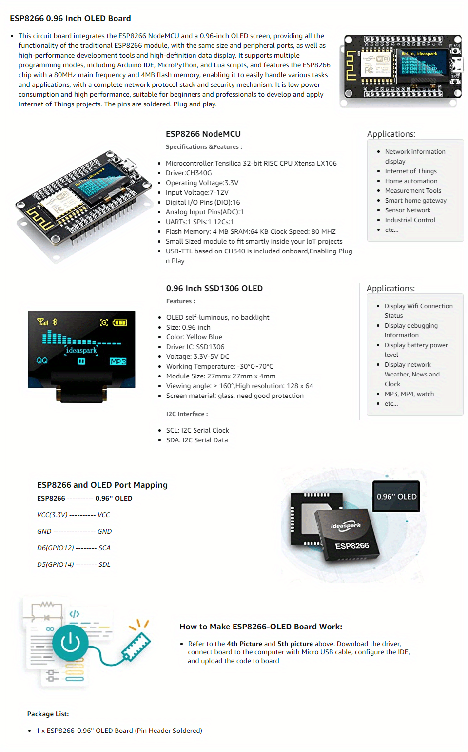 Esp8266 Development Board Oled Display Ch340 Driver Esp Wifi - Temu