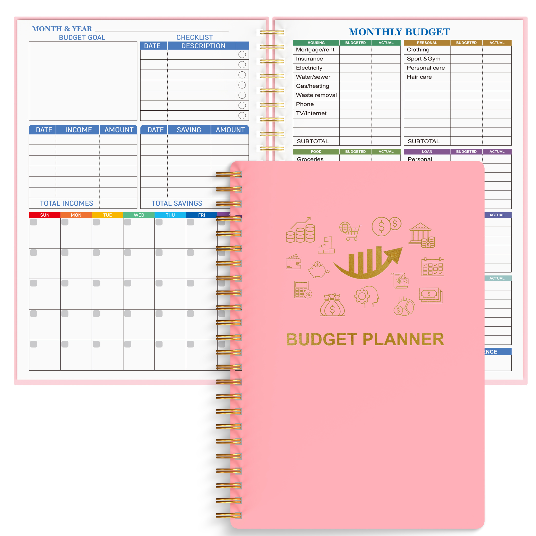Budget Journal Template, Planner Pdf, Agenda Organization Ideas, Monthly  Budget, Plann…