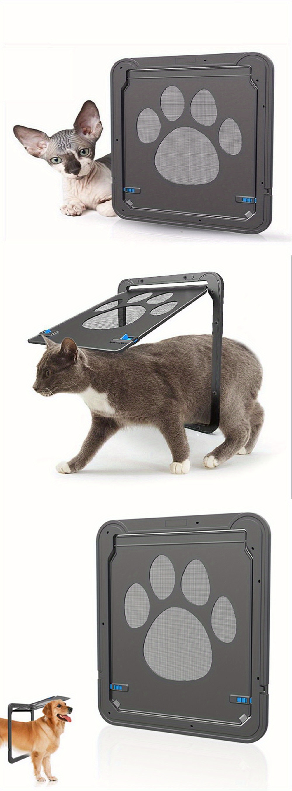 Pet Dog Cat Screen Door Pet Screen Door Protector For Temu