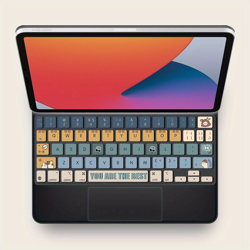 Stickers For: Ipad Pro Magic Keyboard Full Keyboard - Temu
