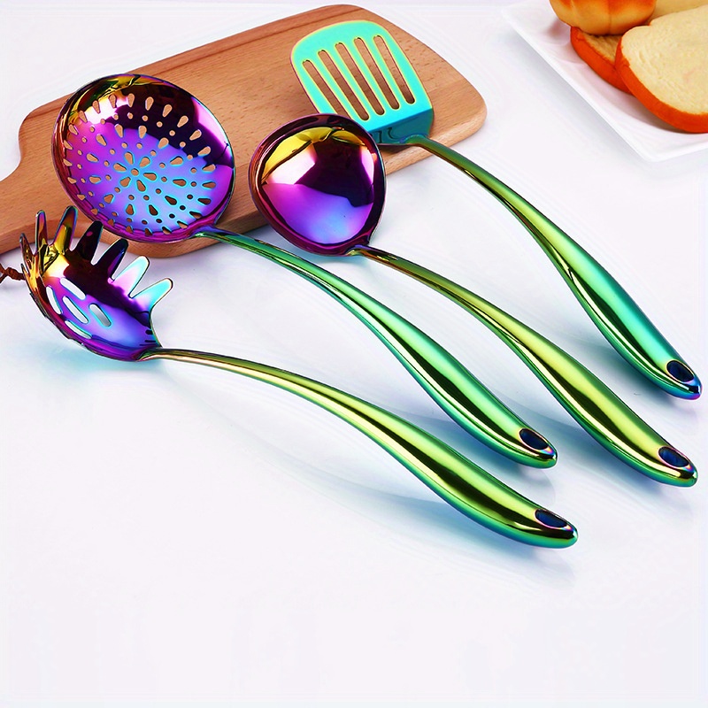 Stainless Steel Utensil Set Kitchen Utensil Set Safety Temu