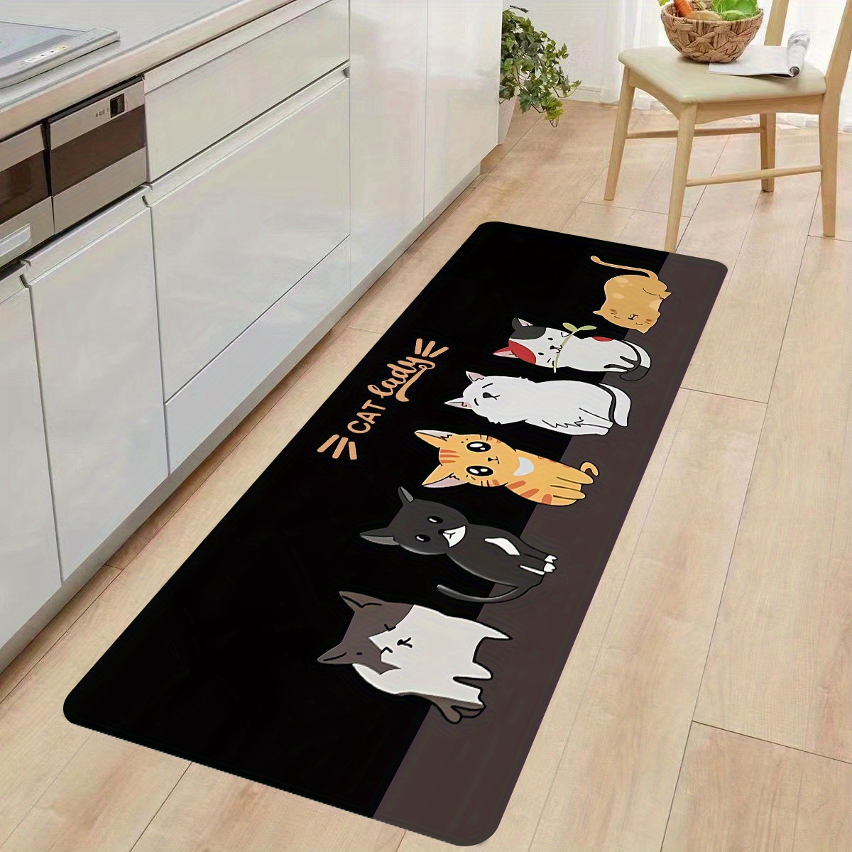 Kitchen Floor Mats Cushioned Kitchen Rug Set 2Pcs Soft Non-Slip Anti  Fatigue Mat